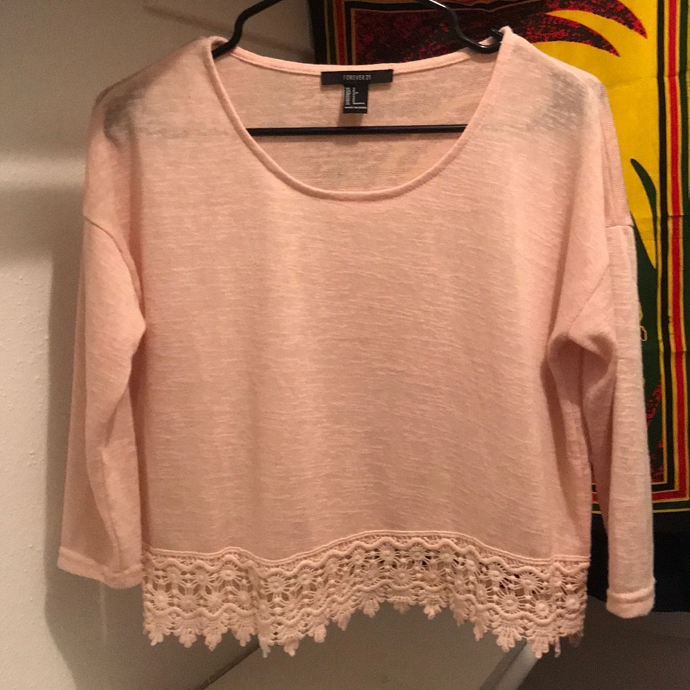 light pink shirt